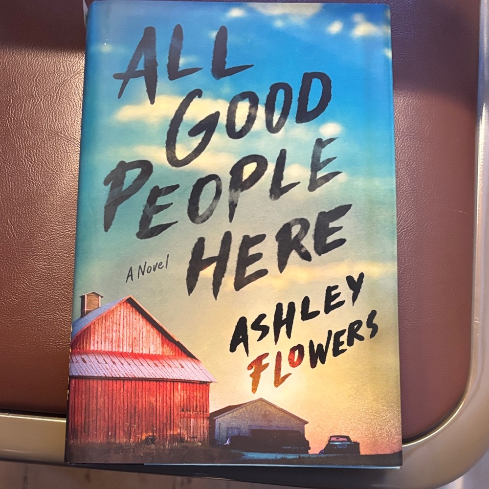 'All Good People Here' Hardcover Novel - Blue/Red Cover